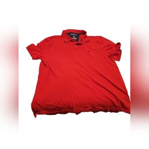 Nautica Mens Performance Short Sleeve Polo Shirt Red XXLarge